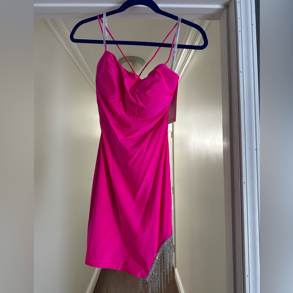 Sophia Thomas Prom dress 
Size 0
New with tags but does have a small flaw.